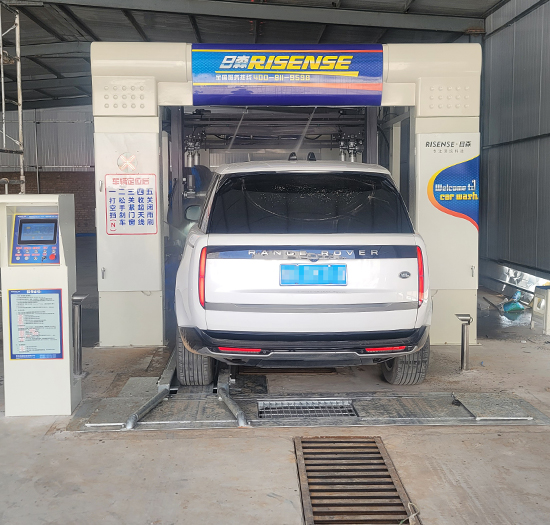 陕西加油站安装日森隧道式自动洗车机